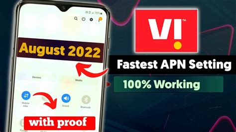 VI APN Settings For Fast Internet I VI Network Problem How To