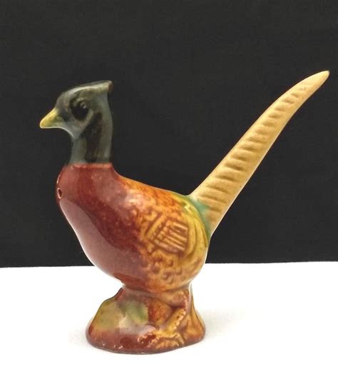 Vintage Rosemeade North Dakota Pottery Pheasant Shaker Ex Condition