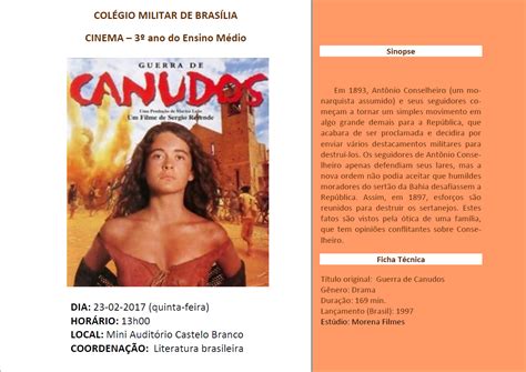 Resumo Filme Guerra De Canudos