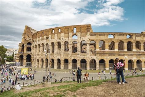 Ancient Colosseum or Coliseum of Rome in Italy Editorial Stock Photo ...