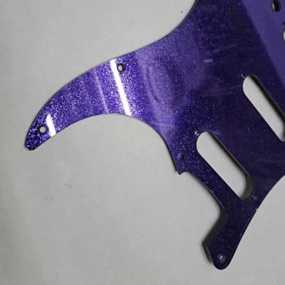 Purple Sparkle Glitter Sss Pickguard Fits Fender Strat Reverb