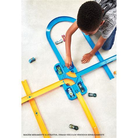Brinquedo Hot Wheels Caixa De Manobras Deluxe Mattel Ggp93 Pistas Magazine Luiza