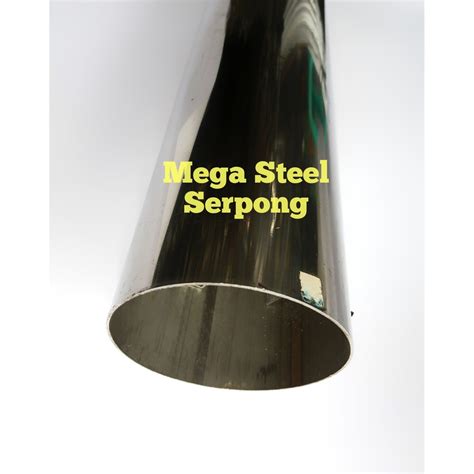 Jual Pipa Stainless Steel Bulat Inch Tebal Mm Shopee Indonesia