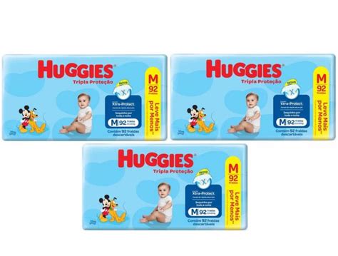 Kit Fralda Huggies Tripla Prote O Hiper M Unidades