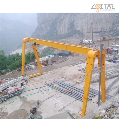 Fem Standard 16t Box Type Single Girder Gantry Crane With Electric