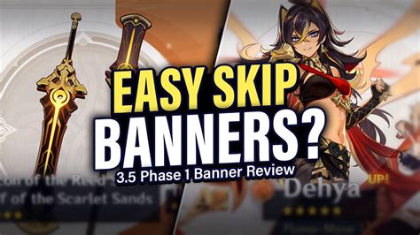 DEHYA CYNO Banners REVEALED 3 5 Character Weapon Banners REVIEW