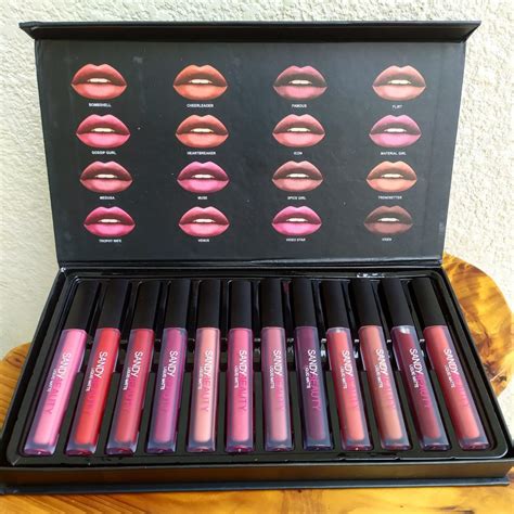 Set De 12 Labiales Liquidos Matte Indeleble Sandy Beauty Joi Boutique