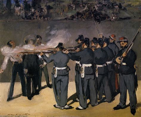 Museum Art Reproductions The Execution Of The Emperor Maximillian