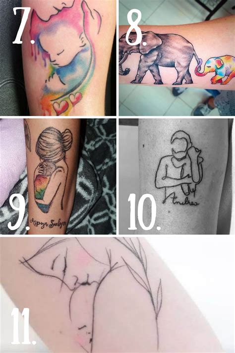 53 Sweetest Rainbow Baby Tattoo Ideas - tattooglee Mommy Tattoos, Baby ...