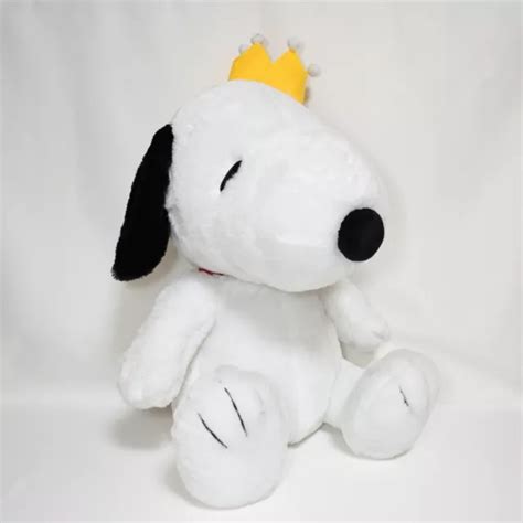 PEANUTS SNOOPY GIGA Jumbo Plush 50th Anniversary Crown 17in SEGA Toy