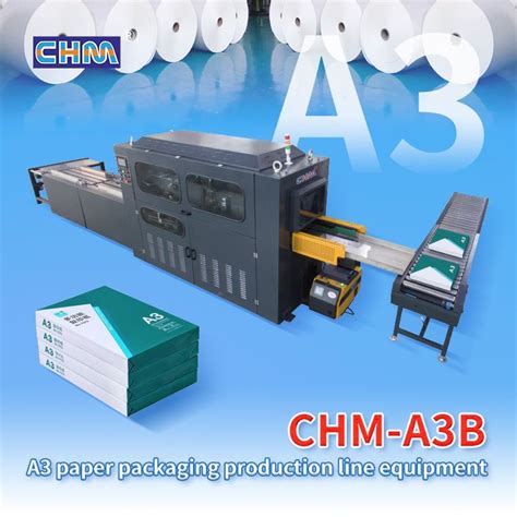 China Chm A B A Paper Wrapping Machine Production Line Equipment A