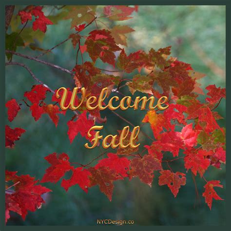 Welcome Fall Images Captions And Quotes Calendars