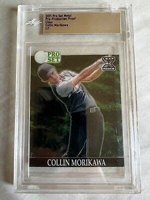 Leaf Pro Set Metal Collin Morikawa Clear Acetate Proof Rc Ssp