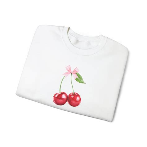 Coquette Sweatshirt Cherry Shirt Coquette Top Coquette Clothing Dark Coquette Dollette Coquette