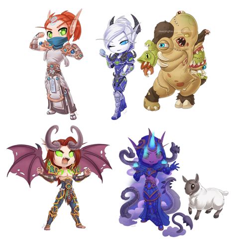 The Decoy Legion Sleepingfox Chibi Colorful Drawings Chibi Legion