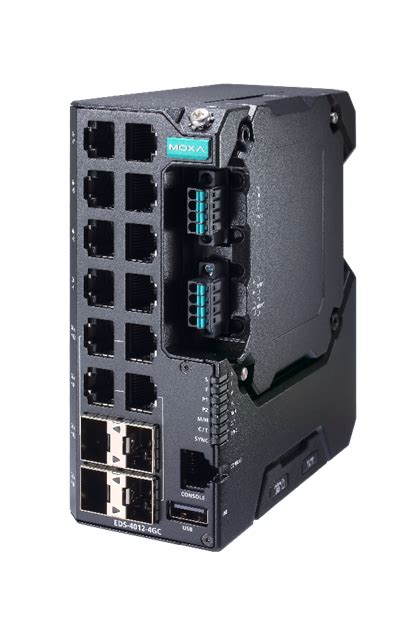 Moxa Eds 4000 G4000 Layer 2 Industrial Managed Ethernet Switch