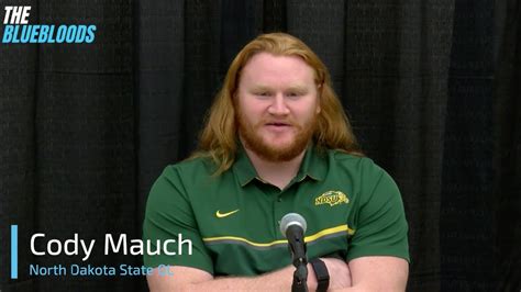 FCS National Championship Press Conference Cody Mauch North Dakota