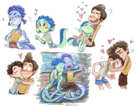 Pin by 𝚝𝚠𝟷𝚡𝚝𝚜 on Lυɕɑ Disney fan art Gay disney Cute drawings