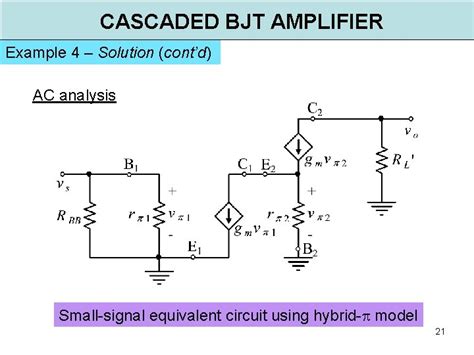 Cascaded Bjt Amplifier Cascode Connection A Cascode Connection