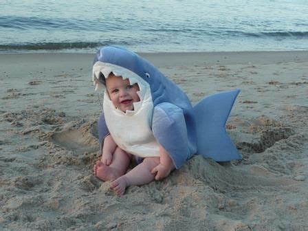 The Little Boy in His Shark Costume