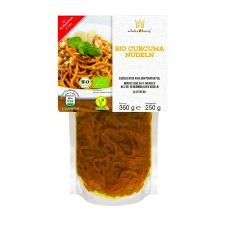 Bio Curcuma Nudeln 250g Glutenfrei