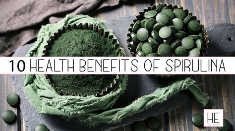 13 Health Benefits Of Spirulina Youtube