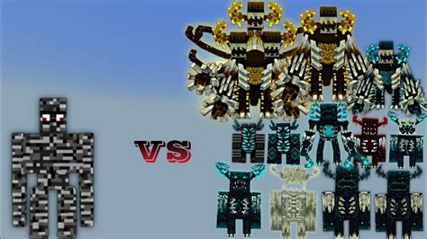 Bedrock Golem Vs Warden Plus All Wardens Minecraft Bedrock Mob Battle Youtube