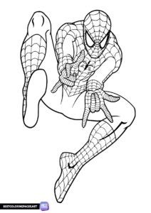 Spiderman And Ironman Coloring Sheet Free Printable Coloring Pages