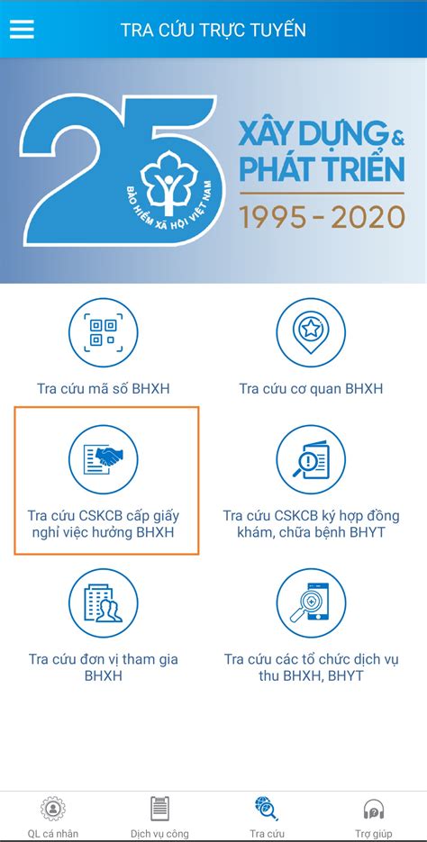 Cách tra cứu các cơ sở KCB có cấp giấy nghỉ việc hưởng BHXH năm 2023