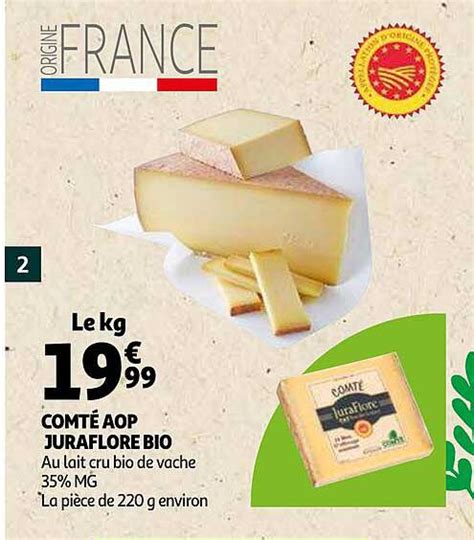 Promo Comt Aop Juraflore Bio Chez Auchan Icatalogue Fr