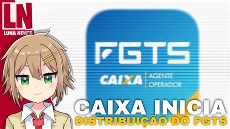 Caixa inicia distribuição do FGTS YouTube