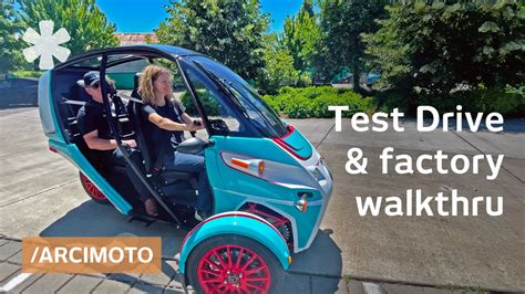 Arcimoto 3 Wheel EV Commuter Blends Bikes Fun Cars Safety YouTube