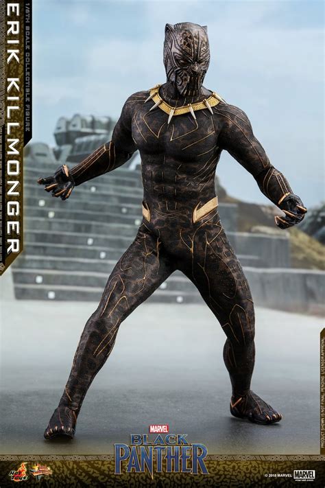 Toyhaven Check Out Hot Toys Black Panther Th Scale Erik Killmonger Inch Collectible Figure