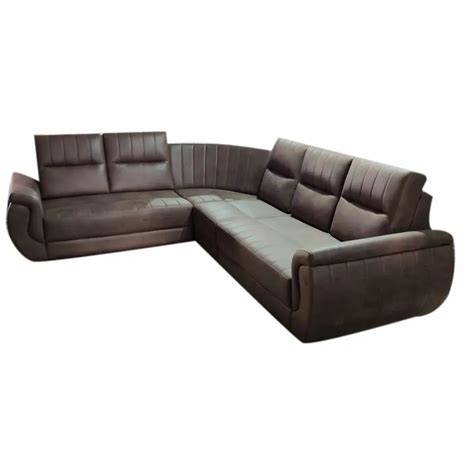 Seater L Shape Leather Sofa Set At Rs Set L Shape Sofa In