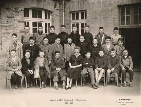 Photo De Classe 5ème Classique De 1956 Lycée Victor Grignard Copains