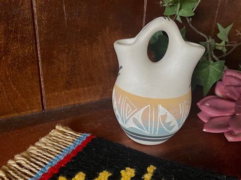 Navajo Wedding Vase Native American Indian Pottery Etsy