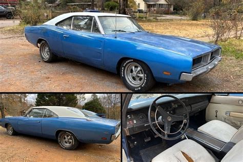 B Blue Dodge Charger In Need Of Restoration Flexes A Super Rare