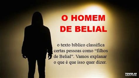 Homem De Belial Significado - o que significa a expressão "HOMEM DE BELIAL"? que tanto aparece na ...