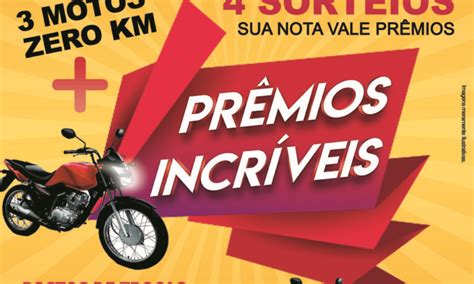 SORTEIO DA CAMPANHA SUA NOTA VALE PRÊMIOS DIA 29 DE JUNHO