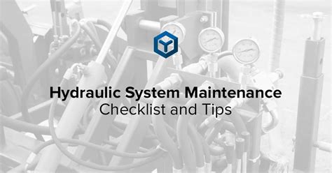 Hydraulic System Maintenance Checklist and Tips | YorkPMH