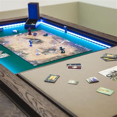 The Councilor Gaming Table Can Have 1 2 Or 3 Surfaces To Store And