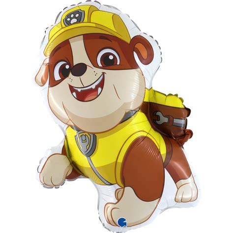 Balloon Paw Patrol Rubble Brown