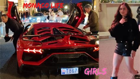 SEXY GIRL AND SUPERCAR MONACO Carspotting Billionaire Supercars