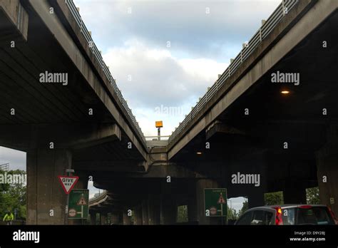 M4 motorway near London Stock Photo - Alamy