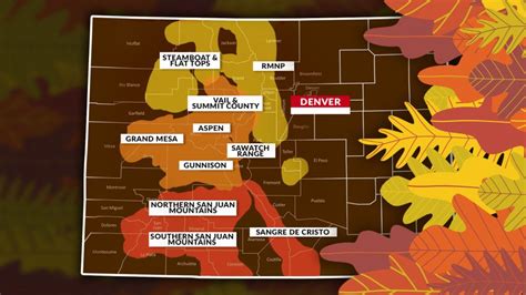 Colorado fall colors forecast 2023 | Fall foliage map