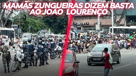 Mam S Zungueiras Saem S Ruas E Manifestam Se Junto Do Gpl E Do Pal Cio