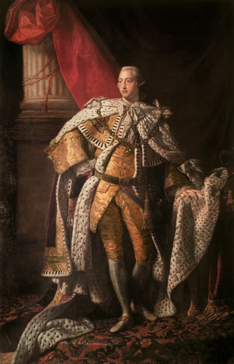 Portrait Of The King George Iii Of The U Allan Ramsay Als Reproductie