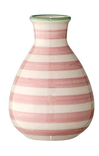 Bloomingville Vase Patrizia 6 5 X 11 Cm Nude Gestreift Retro Stuhl