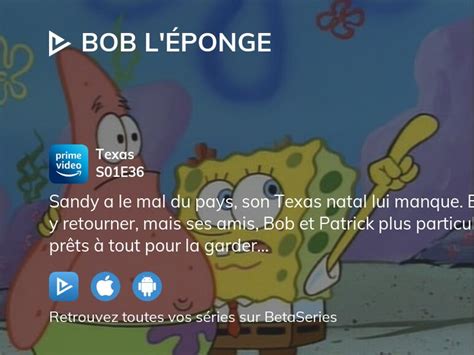 Regarder Bob L Ponge Saison Pisode En Streaming Complet Vostfr