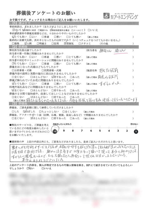 【お客様の声】細かい注文まで親身になって聞いて頂いて本当に助かりました。